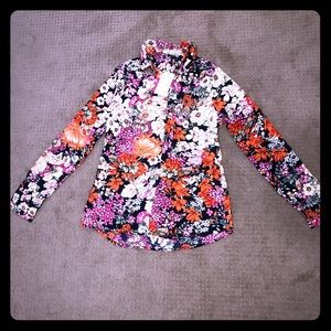 NWT Floral Liva Girl Long Sleeve Blouse $13